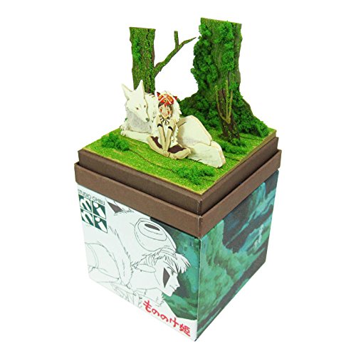 Sankei Studio Ghibli mini Princess Mononoke San and Wild Dog Papercraft MP07-45_5