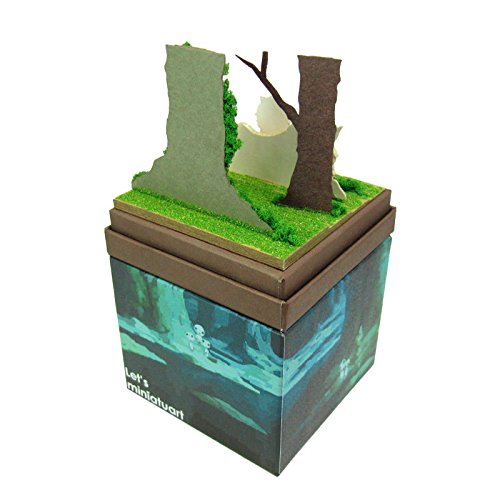 Sankei Studio Ghibli mini Princess Mononoke San and Wild Dog Papercraft MP07-45_9