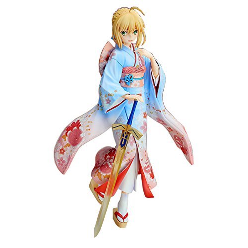Aniplex Fate/stay night Unlimited Blade Works Saber Kimono ver. 1/7 PVC Figure_1