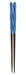 Aoba Chopsticks Natural Wood Twisted Candy Blue 23cm Made in Japan Acrylic Paint_1