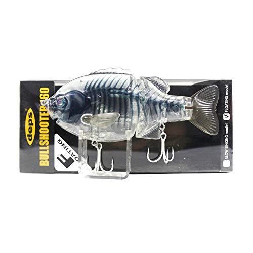 DEPS BULLSHOOTER 160-F #14 Xray Floating Stainless Steel 160mm 3.5oz Black Bass_1