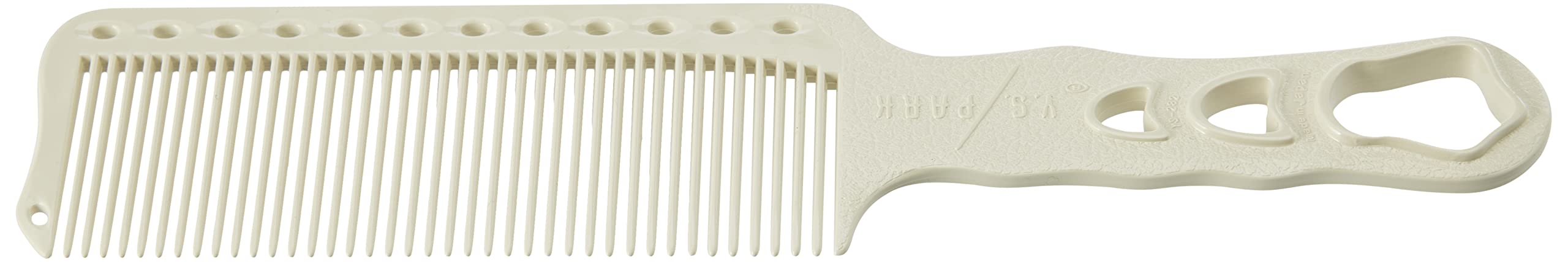 YS Park Comb 282 Professional Fine Cutting Hair Comb White YS-282 Made in Japan_1