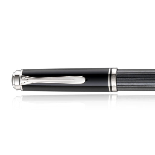 Pelikan fountain pen EF extra fine point black stripe Suberen M405 FP EF NEW_2