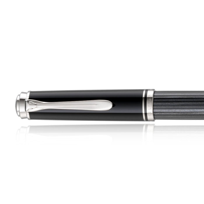 Pelikan fountain pen EF extra fine point black stripe Suberen M405 FP EF NEW_2