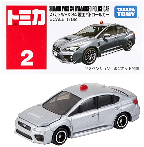 Takara Tomy Tomica No.2 Subaru WRX S4 Undercover Patrol Car ‎Mini Car TT860167_1