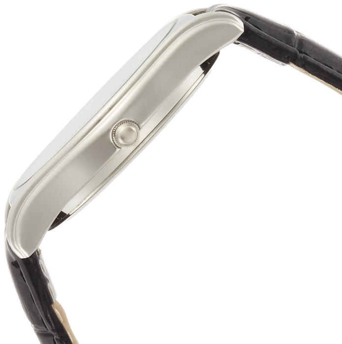 Citizen Q&Q Wrist watch analog waterproof leather belt QA00-301 Men's black NEW_3