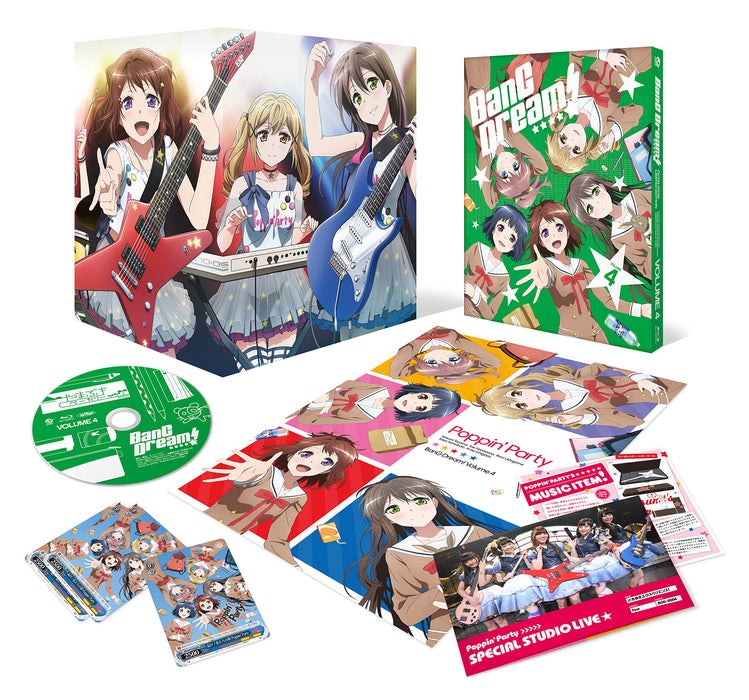 BanG Dream Vol.4 First Limited Edition [Blu-ray+Booklet+Card+Box] OVXN-0032 NEW_4