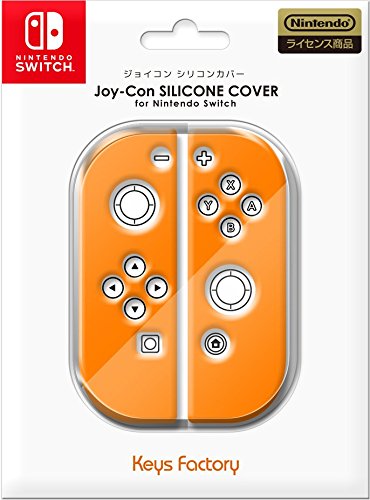 Keys Factory Nintendo Switch Joy-Con Silicone Cover Case Grip Orange NJS-001-3_1