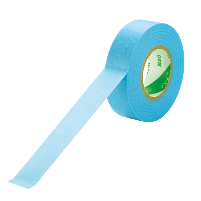 Nichiban Masking Tape No.227H 15mm x 18m 1 pack 8 rolls 227H15 Blue Acrylic NEW_3
