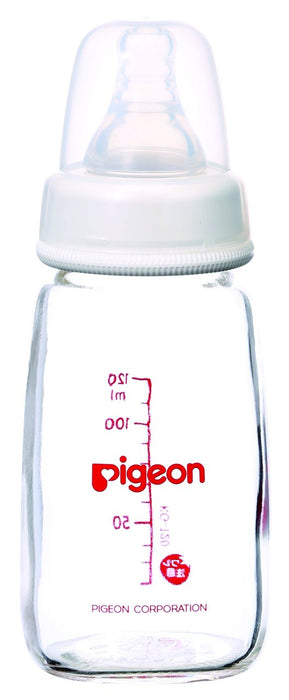 Pigeon Heat-resistant glass 120ml Slim type baby bottle w/ Silicon Nipple ‎00361_2