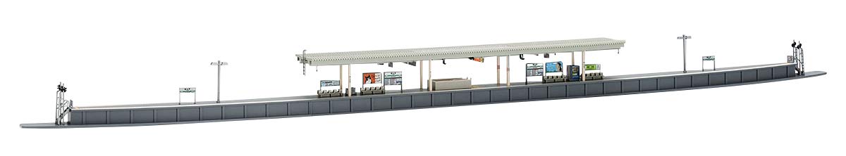 Tomix N gauge 4273 Island Platform Set Urban Type Model Railroad Supplies NEW_1