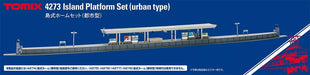 Tomix N gauge 4273 Island Platform Set Urban Type Model Railroad Supplies NEW_3