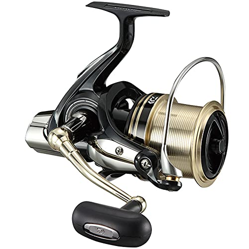 Daiwa 17 WINDCAST 6000 Surf Casting Reel Both Handed Black/Gold Aluminum NEW_1