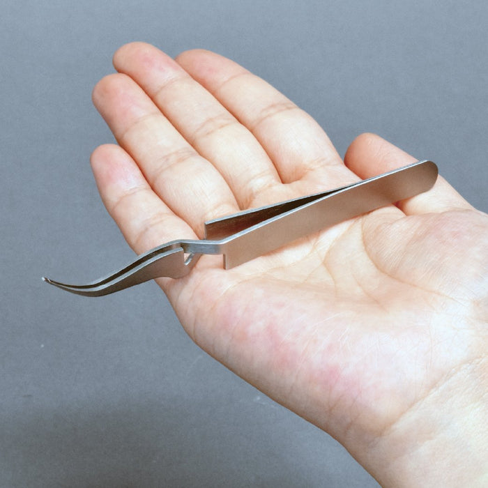 HOZAN Reverse Action Tweezers L/115mm Tip Width 0.2mm  Weight 13g P-652 NEW_2