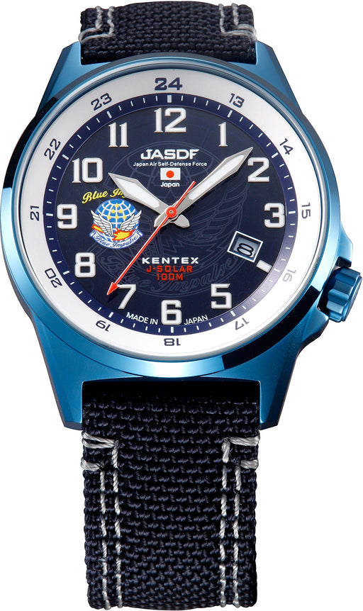 KENTEX Watch JSDF Solar STANDARD Air Self-Defense Force model S715M-07 Blue NEW_1