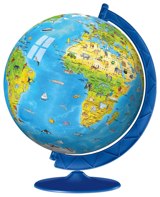 Ravensburger 3D Puzzle Animal Globe 187 Pieces Plastic with Stand, Workbench NEW_2