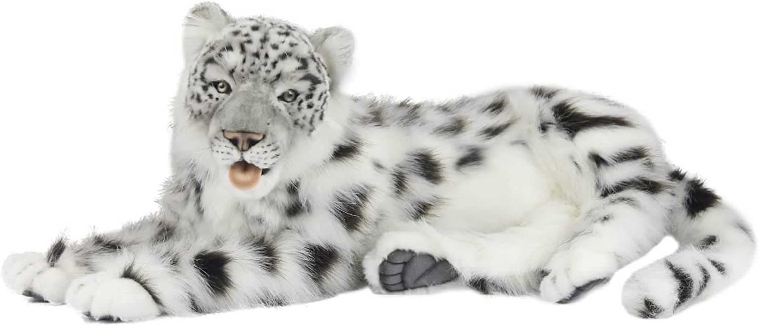 Canal Hansa BH6999 Snow Leopard Laying Form 70 Realistic Disign Animal Doll NEW_1