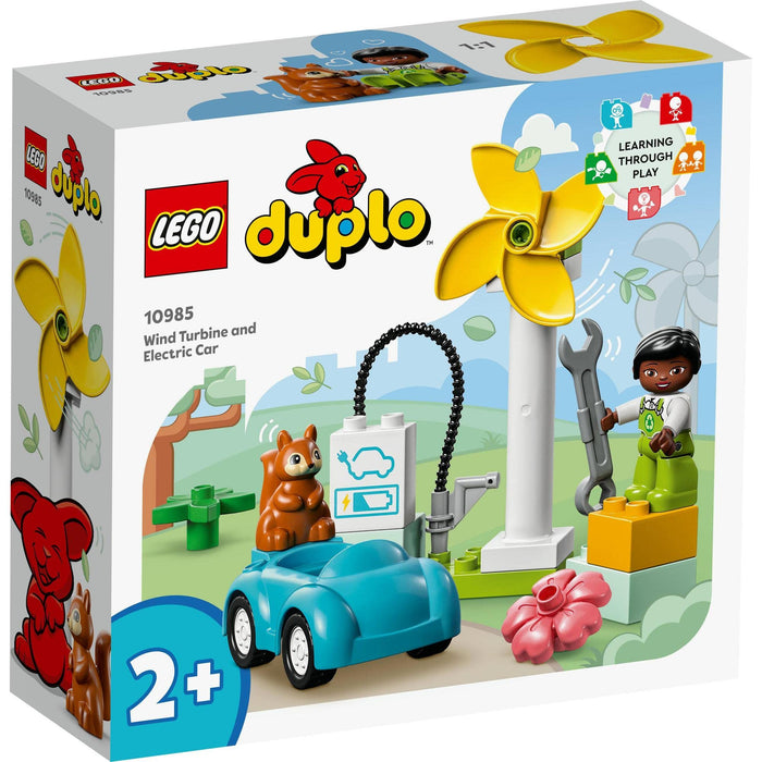 Lego Duplo Town Wind Turbine & Electric Vehicle 10985 Block Toy for Toddler NEW_2