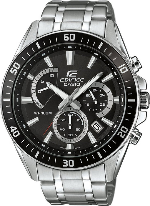 CASIO EDIFICE 100m waterproof chronograph EFR-552D-1A Men Stainless Steel NEW_1