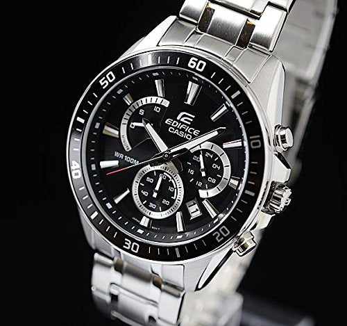 CASIO EDIFICE 100m waterproof chronograph EFR-552D-1A Men Stainless Steel NEW_3