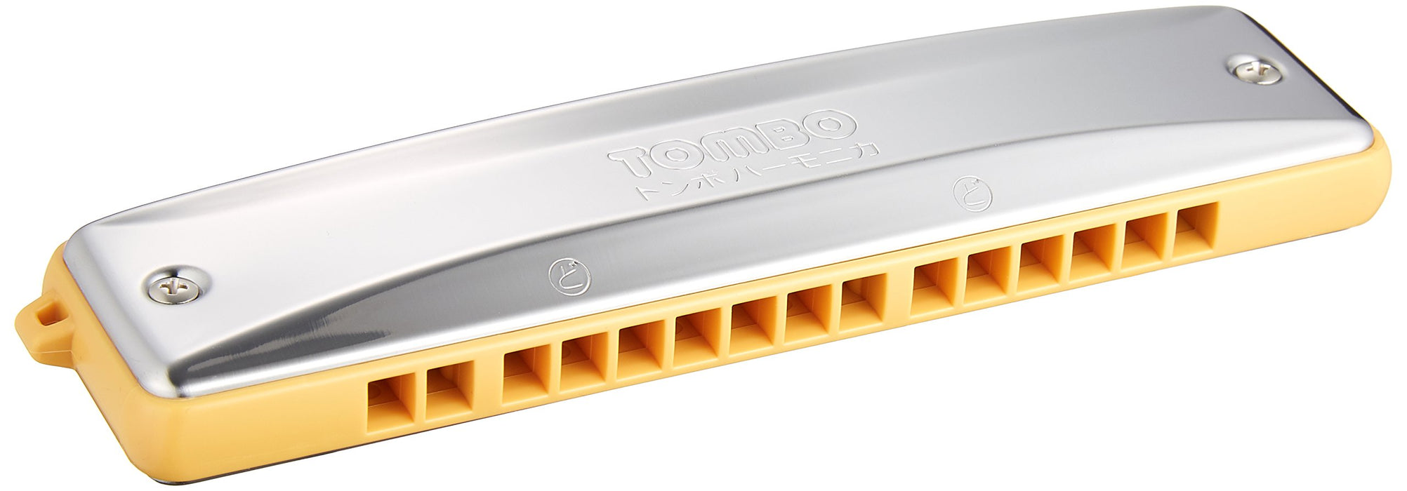 TOMBO Education Harmonica Single No.1215K Silver/Yellow 15 hole 15 sounds NEW_1