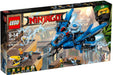 Lego 70614 NinjaGo Movie Jay's Lightning Jet Anime 876 Pieces Plastic Block Toy_1
