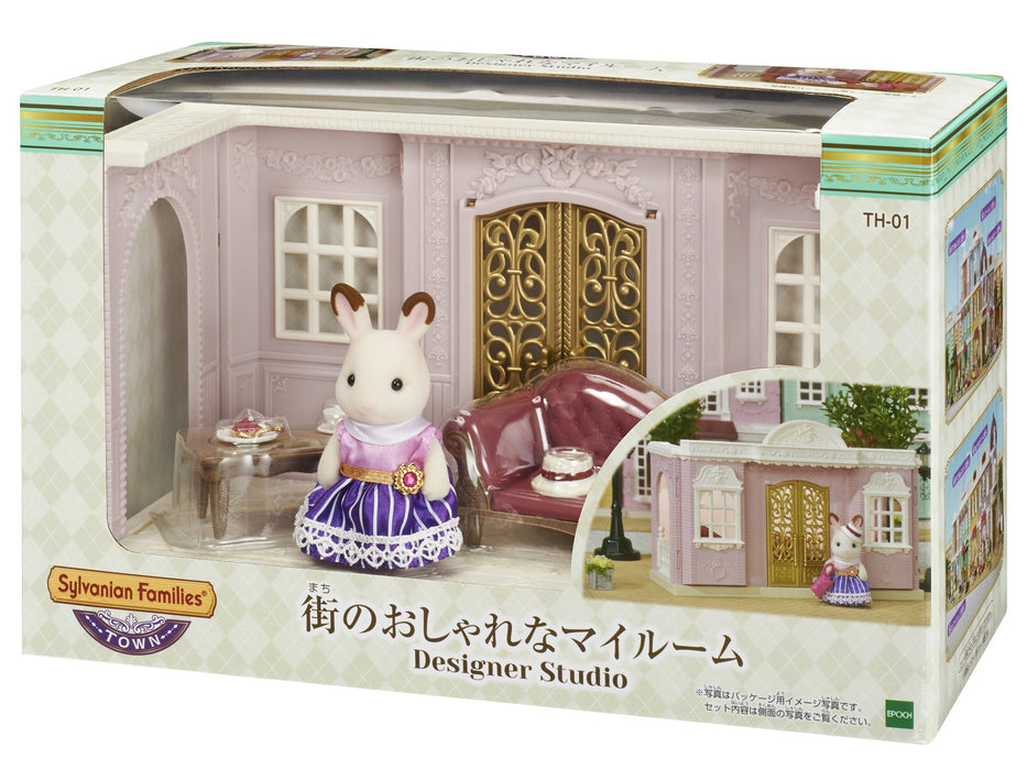 Sylvanian families town series Fashionable My Room designer studio Rabbit TH-01_2