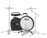Pearl PCTK-1810BG Compact Traveler kit 10" Snare 18" Bass with Bag Black NEW_1