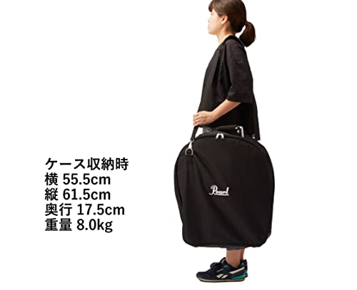 Pearl PCTK-1810BG Compact Traveler kit 10" Snare 18" Bass with Bag Black NEW_6