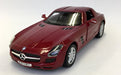 KINSMART 1/36 scale Mercedes-Benz SLS AMG Pullback Mini Car Diecast Wine Red NEW_1