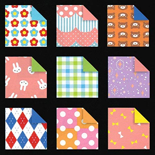 Aitoh Showa Grimm Origami Double-Sided Dot Chiyogami BOX 120 Sheets 23-2187 NEW_2