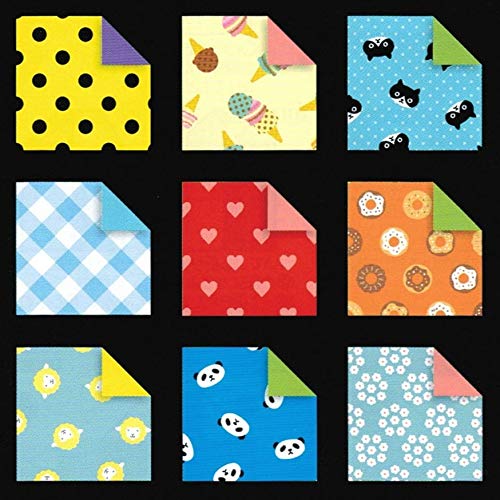 Aitoh Showa Grimm Origami Double-Sided Dot Chiyogami BOX 120 Sheets 23-2187 NEW_3