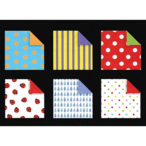 Aitoh Showa Grimm Origami Double-Sided Dot Chiyogami BOX 120 Sheets 23-2187 NEW_4