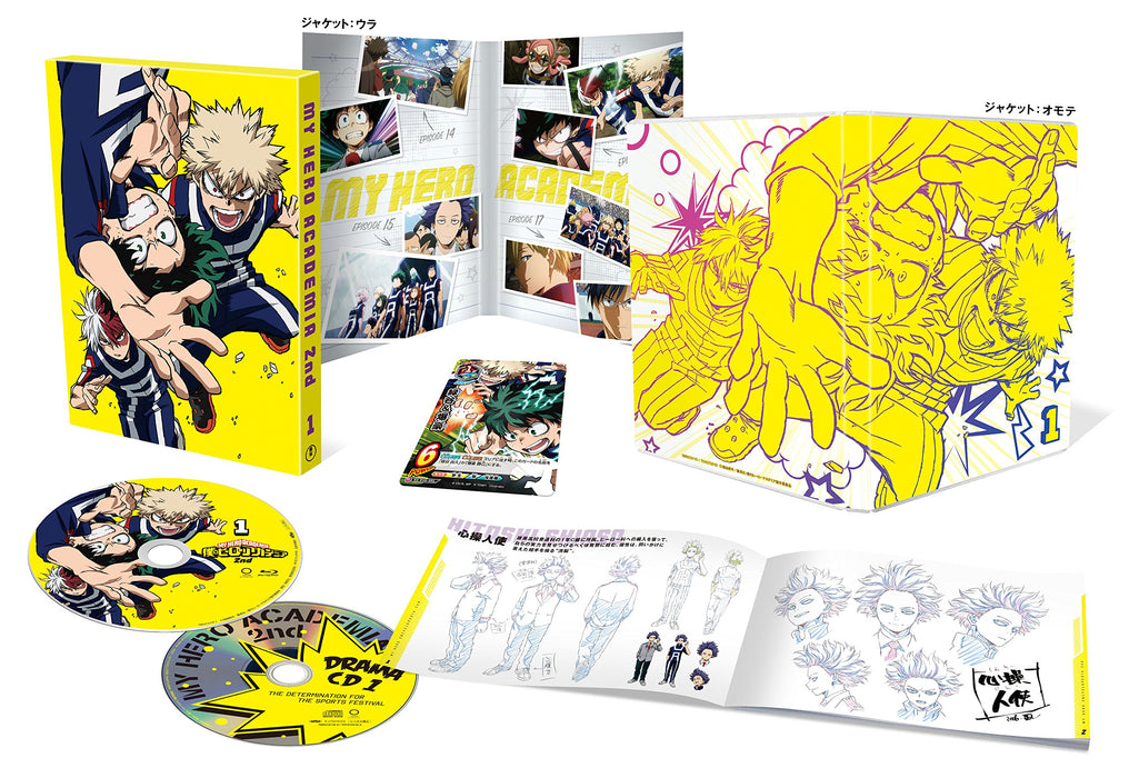 [Blu-ray+CD] My Hero Academia 2nd Vol.1 Ltd/ed. w/Booklet Card TBR-27211D NEW_2