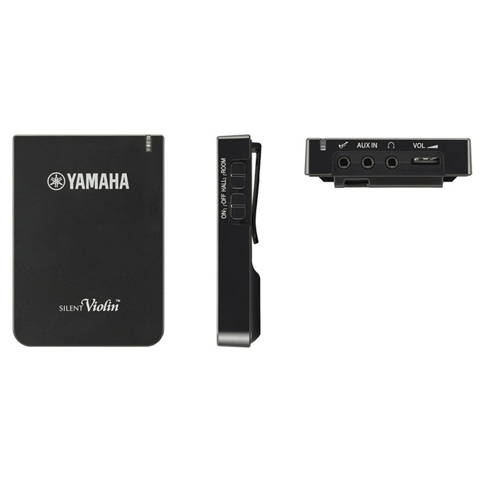 Yamaha Silent Violin YSV104 BL Black Electric Musical Instrument with Earphone_2