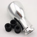 Universal Car Manual Gear Shift Knob Lever Shifter Round 5-Speed Aluminum Silver_2