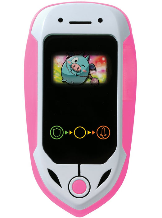 Snack world Fearipon Feari pink Handy Mobile Type Device Toy Light & Sound NEW_3