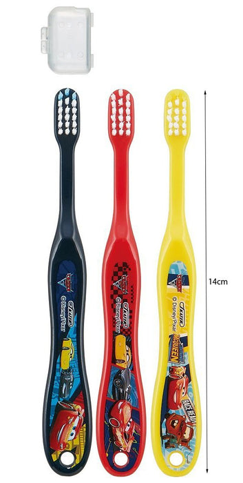 Skater TB5T Toothbrush for 3-5 years old hardness normal 3pcs Cars 3 14cm NEW_3