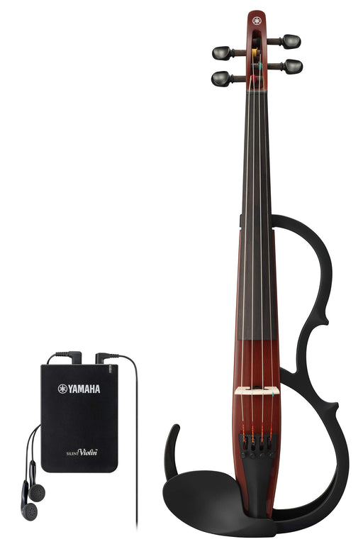 Yamaha Silent Electric Violin YSV104 BR Brown with Earphone Basic Model NEW_1