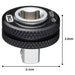 Tone Quick Adapter HPQA-02S Drive Angle 6.35mm(1/4") Black Aluminum 21mm NEW_5