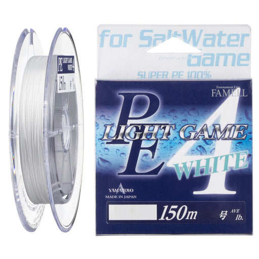 Yamatoyo PE Light Game 150m #0.5 8.5lb White 4-braid ‎Fishing Line 307548 NEW_1