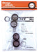 Asuka Model 1/24 scale OW-08 Orange Wheels Tire Set of 4 Pieces Stretch NEW_3