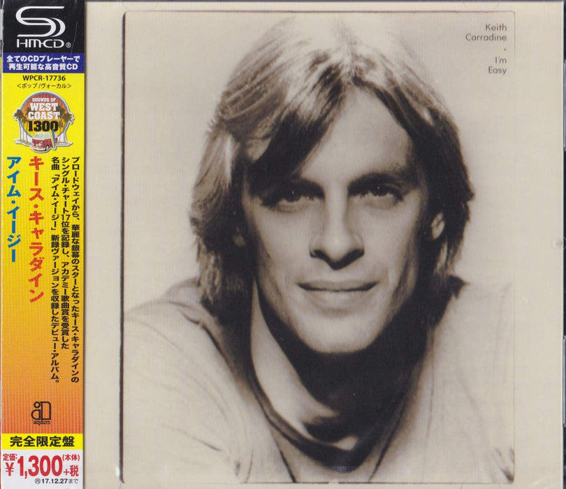 [SHM-CD] I'm Easy Limited Edition Keith Carradine WPCR-17736 Debut Album NEW_1