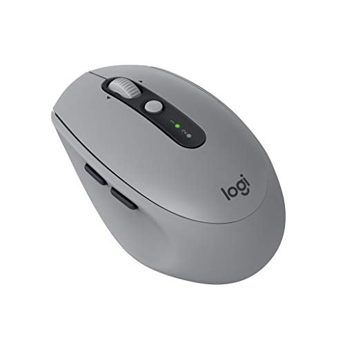 Logitech silent wireless mouse Bluetbooth Unifying M590 mid gray tonal M590MG_1