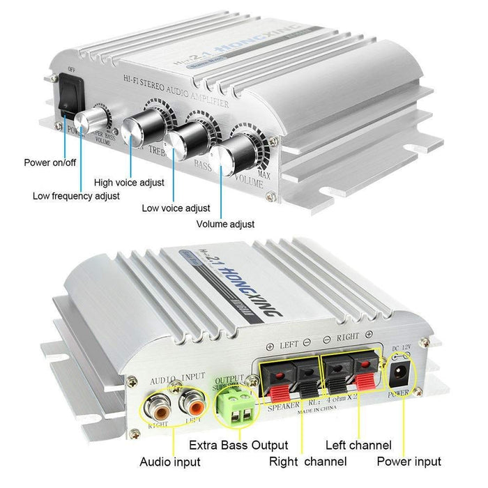 2.1ch high-output audio amplifier Hongxing HX-168Ah Effective 600W FMTHX168DC_7