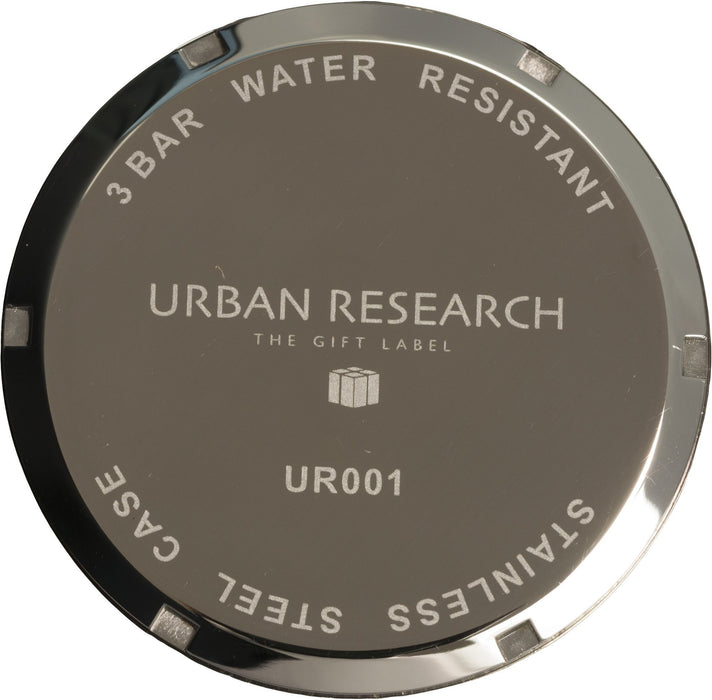 Urban Research Watch UR001-03 Men's Brown Leather Band Stainless Steel Case NEW_6