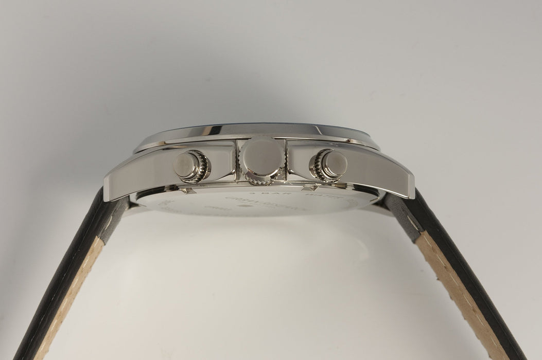 URBAN RESEARCH Watch UR003-01 Men's Black Leather Band Stainless Steel Case NEW_3