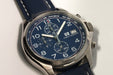 URBAN RESEARCH Watch UR003-02 Men's Blue Leather Band Silver Case Chronograph_2
