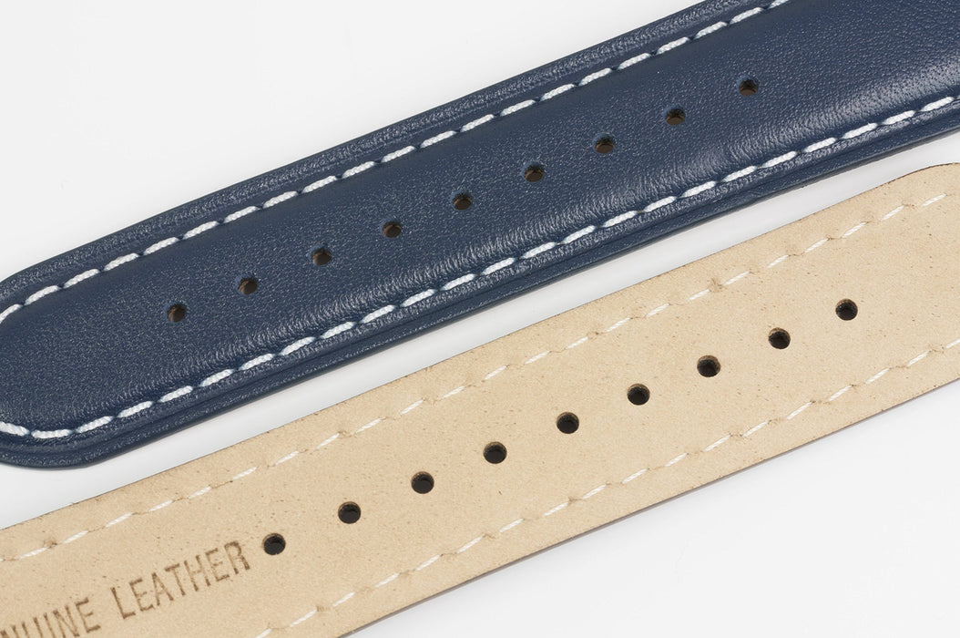 URBAN RESEARCH Watch UR003-02 Men's Blue Leather Band Silver Case Chronograph_5