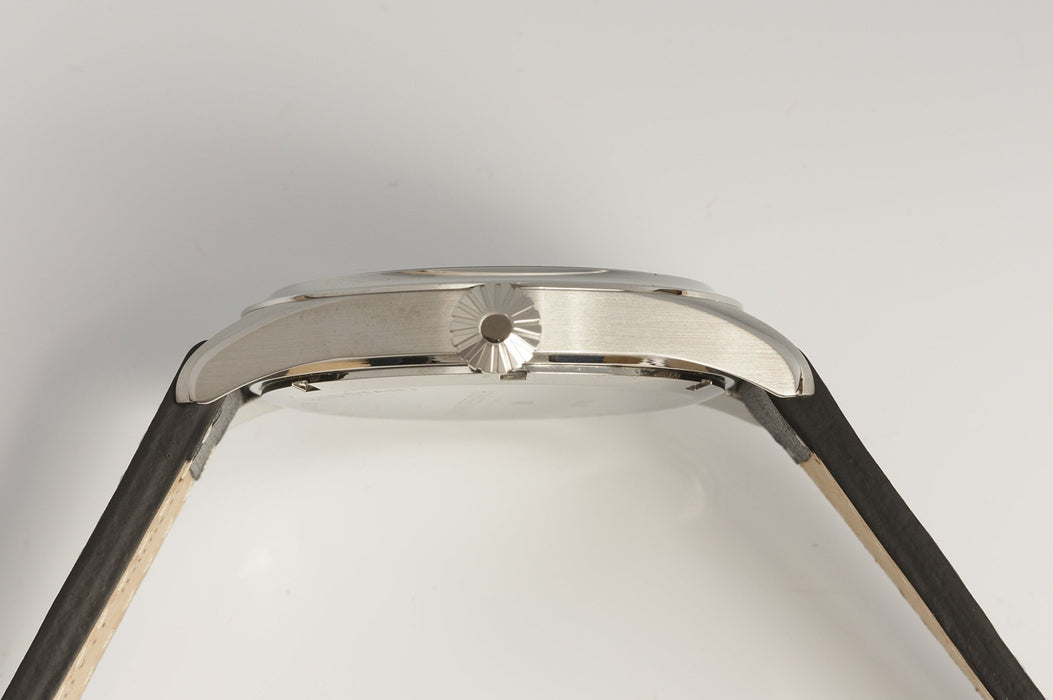 URBAN RESEARCH Watch UR001-01 Men's Black Leather Band Stainless Steel Case NEW_3